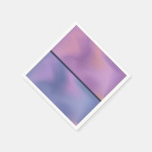 パープルモダン&ピンク旋回抽象デザイン スタンダードカクテルナプキン (角)