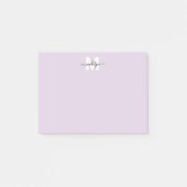 パープルモノグラム ポストイット (正面)