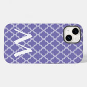 パープルモロッコムードクローバー Case-Mate iPhoneケース (裏面 (横))