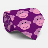 パープルモンキー ネクタイ (ロール)