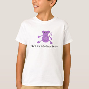 パープルモンキー - モンキーダンス Tシャツ