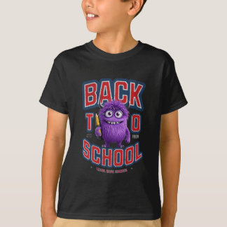 パープルモンスターの学園で、学び、成長し、成功を手にしよう! Tシャツ