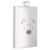 パープルモンスター顔 フラスク (右)