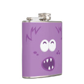 パープルモンスター顔 フラスク (右)