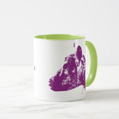 パープルヤギ マグカップ (正面右)