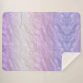 パープルユニコグラデーションン シェルパブランケット (正面(横))