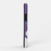 パープルユニコーンかわいらしユニコーンファンタジー Case-Mate iPhoneケース (裏面/右)