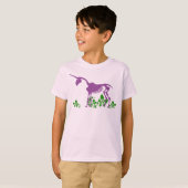 パープルユニコーンのスケルトンTシャツ Tシャツ (正面フル)