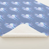 パープルユニコーンの夢 シェルパブランケット (3/4)