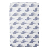 パープルユニコーングリッター バスマット (正面縦)