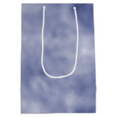 パープルユニコーングリッター ミディアムペーパーバッグ (裏面)