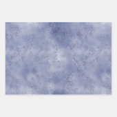 パープルユニコーングリッター ラッピングペーパーシート (正面3)