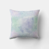 パープルユニコーンスパークルアクアキラキラ紙吹雪 クッション (裏面)