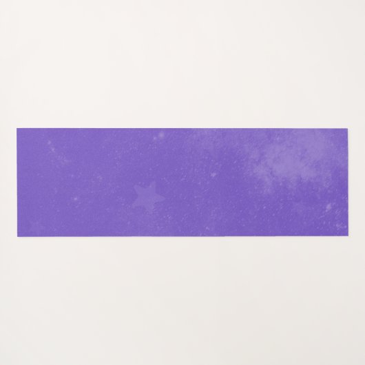 パープルユニコーンパーソナライズされたヨガマット ヨガマット (裏面(横))