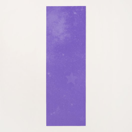 パープルユニコーンパーソナライズされたヨガマット ヨガマット (裏面)