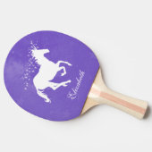 パープルユニコーンパーソナライズされた卓球ラケット 卓球ラケット (横)