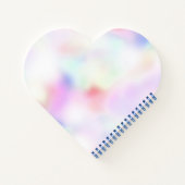 パープルユニコーンピンクガーリーレインボー ノートブック (裏面)