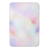 パープルユニコーンピンクピーチレインボー バスマット (正面縦)