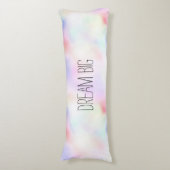 パープルユニコーンピンクピーチレインボー ボディピロー (正面縦)