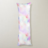 パープルユニコーンピンクピーチレインボー ボディピロー (裏面 (縦))