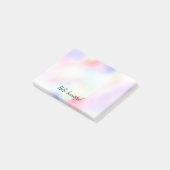 パープルユニコーンピンクピーチレインボー ポストイット (アングル)