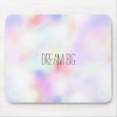 パープルユニコーンピンクピーチレインボー マウスパッド (正面)