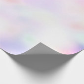 パープルユニコーンピンクピーチレインボー ラッピングペーパー (角)