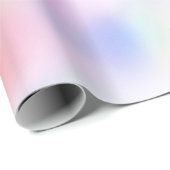 パープルユニコーンピンクピーチレインボー ラッピングペーパー (ロールコーナー)