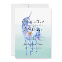 パープルユニコーン金ゴールドグリッターハートミントウォーター色