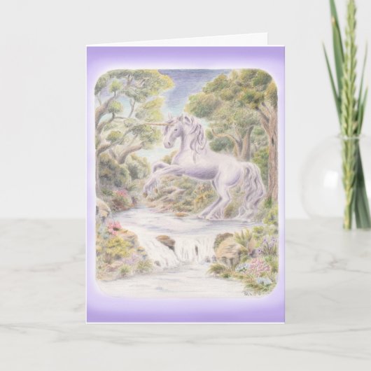 パープルユニコーン カード (正面)