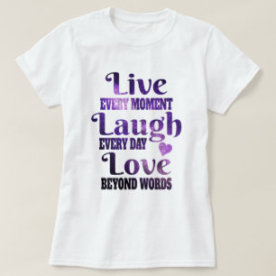 パープルユニバース ライブ笑いLove Tシャツ