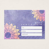 パープルヨガインストラクターバラ金ゴールドマンダラ (正面)