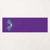 パープルヨガマット – 呼吸得、これだ ヨガマット (裏面(横))