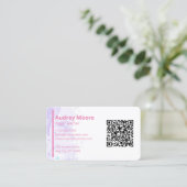 パープルヨガモダン先生 名刺 (スタンド正面)