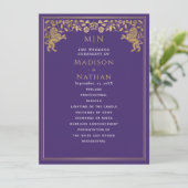 パープルライオ王室のン中世の剣結婚式 プログラム (スタンド正面)