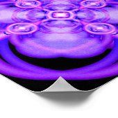 パープルライツマンダラ ポスター (角)