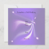 パープルライツ20th誕生日パーティー 招待状 (裏面)