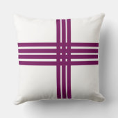 パープルライニングトップ品質装飾用クッション クッション (裏面)