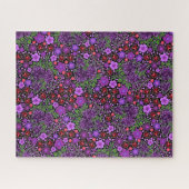 パープルライラックとラディバグNH州シンボル ジグソーパズル (横)