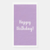 パープルライラックの誕生日パーティー お誕生日おめでとう (正面)