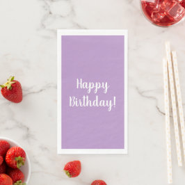 パープルライラックの誕生日パーティー お誕生日おめでとう