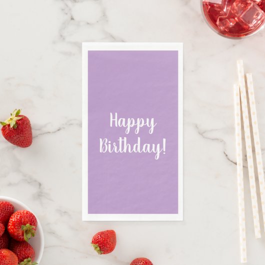 パープルライラックの誕生日パーティー お誕生日おめでとう (インサイチュ)