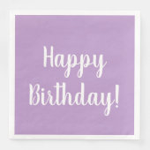 パープルライラックの誕生日パーティー お誕生日おめでとう (正面)