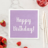 パープルライラックの誕生日パーティー お誕生日おめでとう (インサイチュ)
