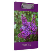 パープルライラック春デーパーソナライズされた クリップボード (右)
