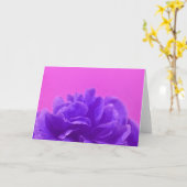 パープルラズベリエレガントーフローラ カード (黄色い花)