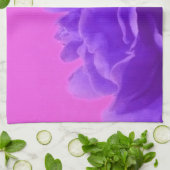 パープルラズベリエレガントーフローラ キッチンタオル (折り畳み)