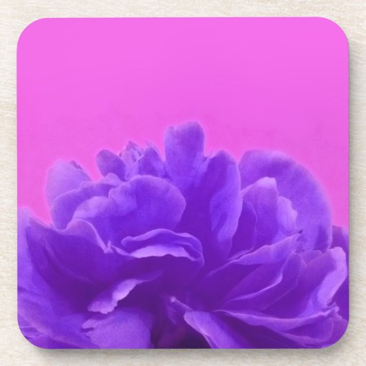 パープルラズベリエレガントーフローラ コースター (正面)