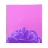 パープルラズベリエレガントーフローラ ノートパッド (正面)