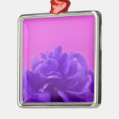 パープルラズベリエレガントーフローラ メタルオーナメント (左)